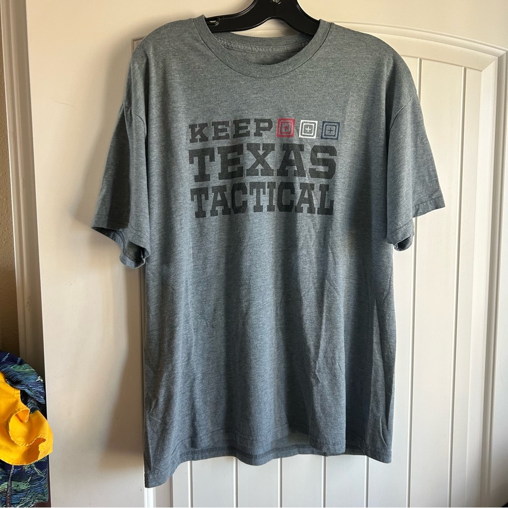 Tactical Gray Graphic T-Shirt